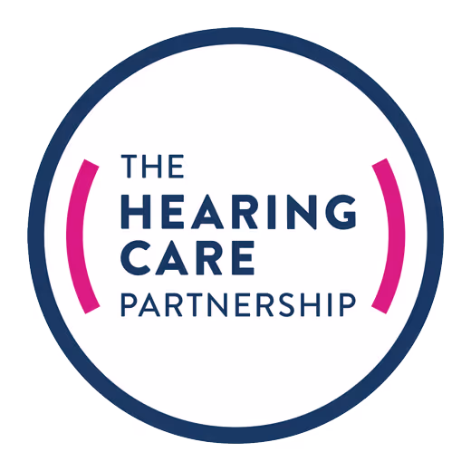 The logo for the hearing care partnership