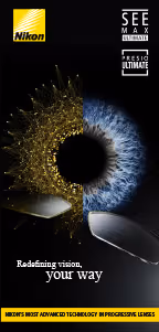 A computer screen with a picture of a blue eye