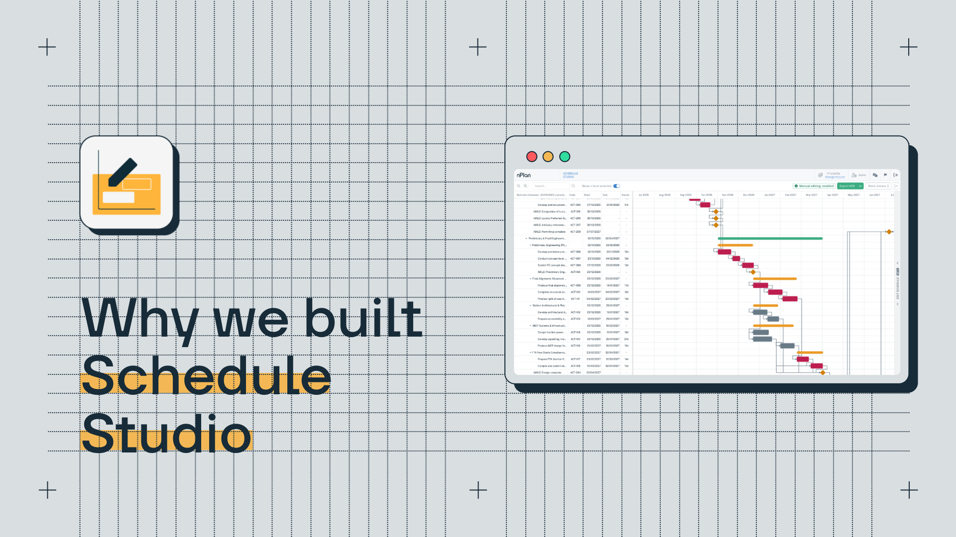 Why we built Schedule Studio