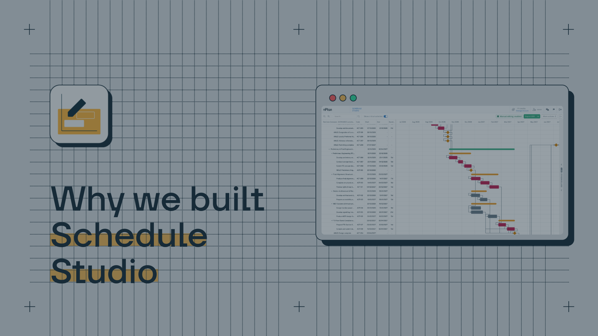 Why we built Schedule Studio