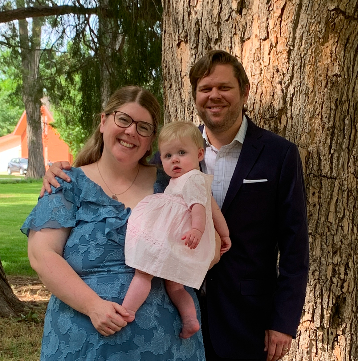 Me, Erika, and Phoebe at a family wedding in Boise, Idaho
