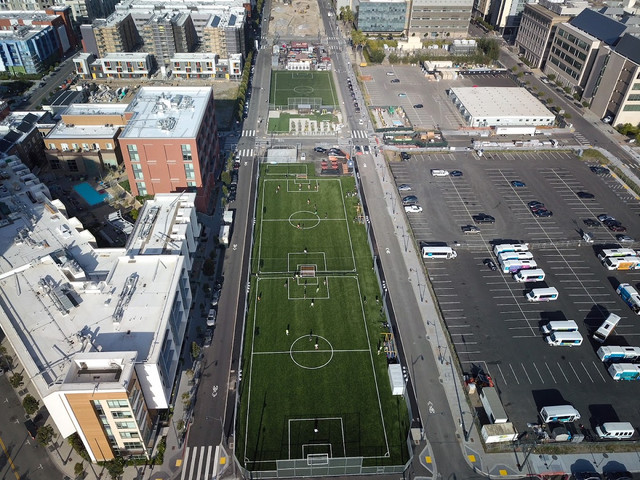 7 v 7 CO-ED Pickup Soccer In SFF Soccer Mission Bay, San Francisco