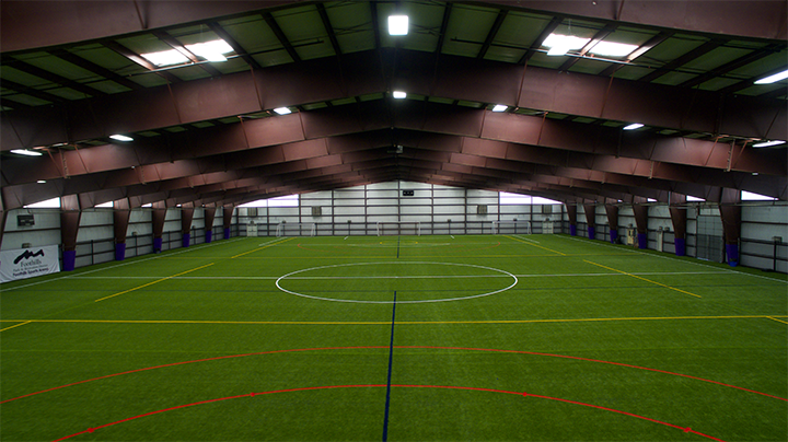   Pickup Soccer In Foothills Arena, Lakewood