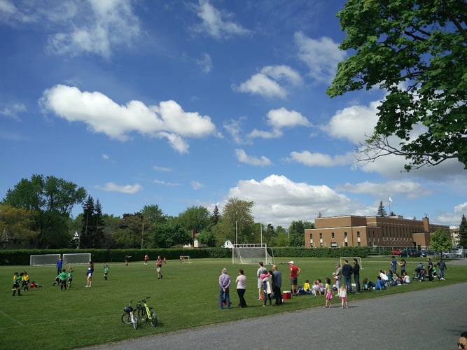 8 v 8 CO-ED Pickup Soccer In Danyluk Park, Mont-Royal