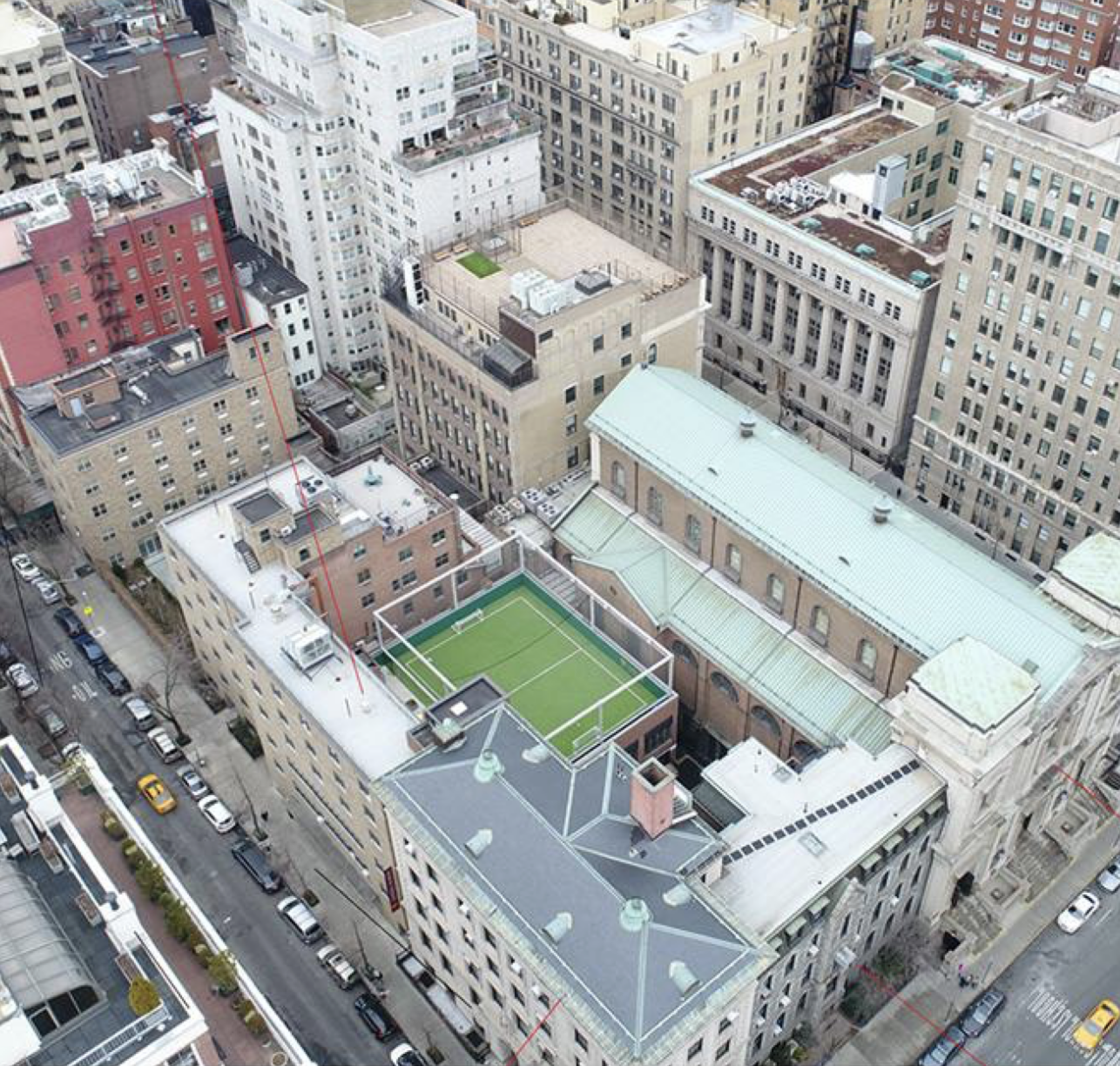5 v 5 CO-ED Pickup Soccer In Loyola School Rooftop, UES