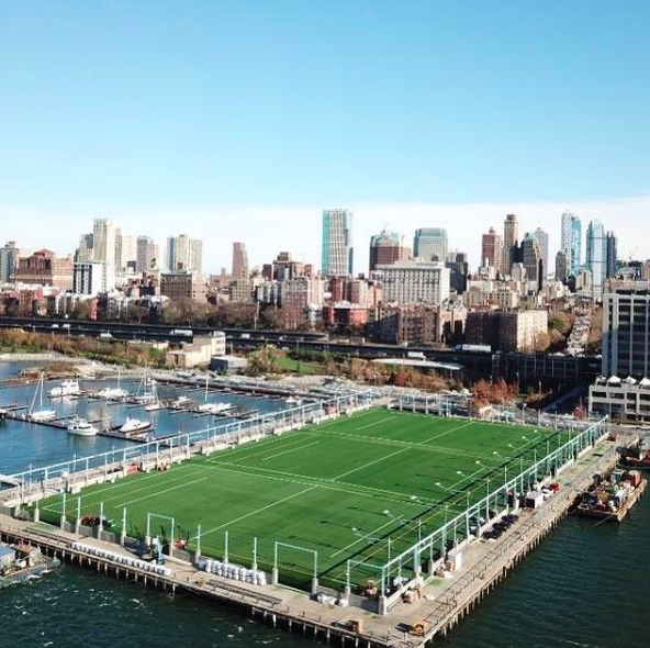 9 v 9 CO-ED Pickup Soccer In Brooklyn Bridge Park