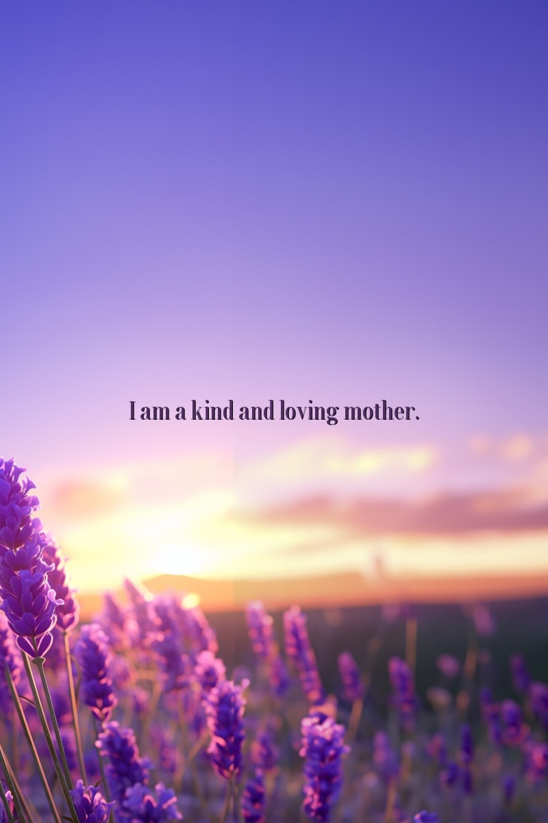 I am a kind and loving mother.