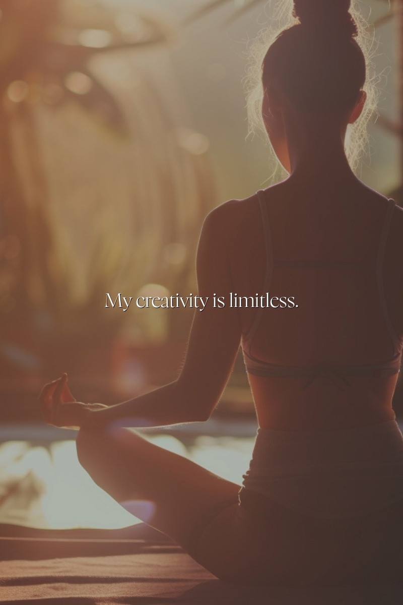 My creativity is limitless.
