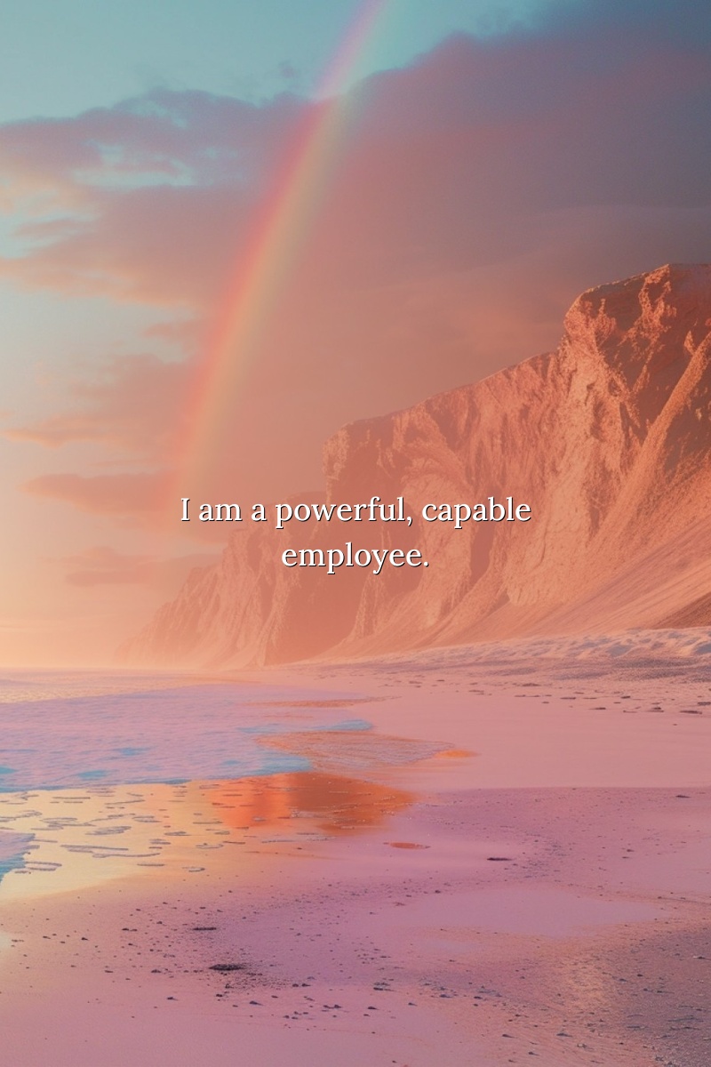 I am a powerful, capable employee.