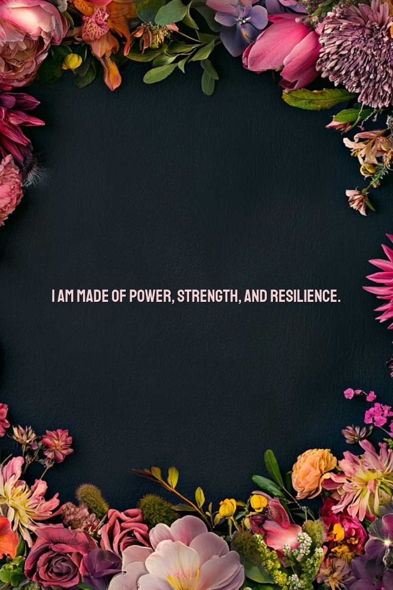 I am made of power, strength, and resilience.