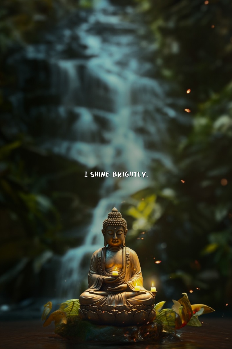 I shine brightly.