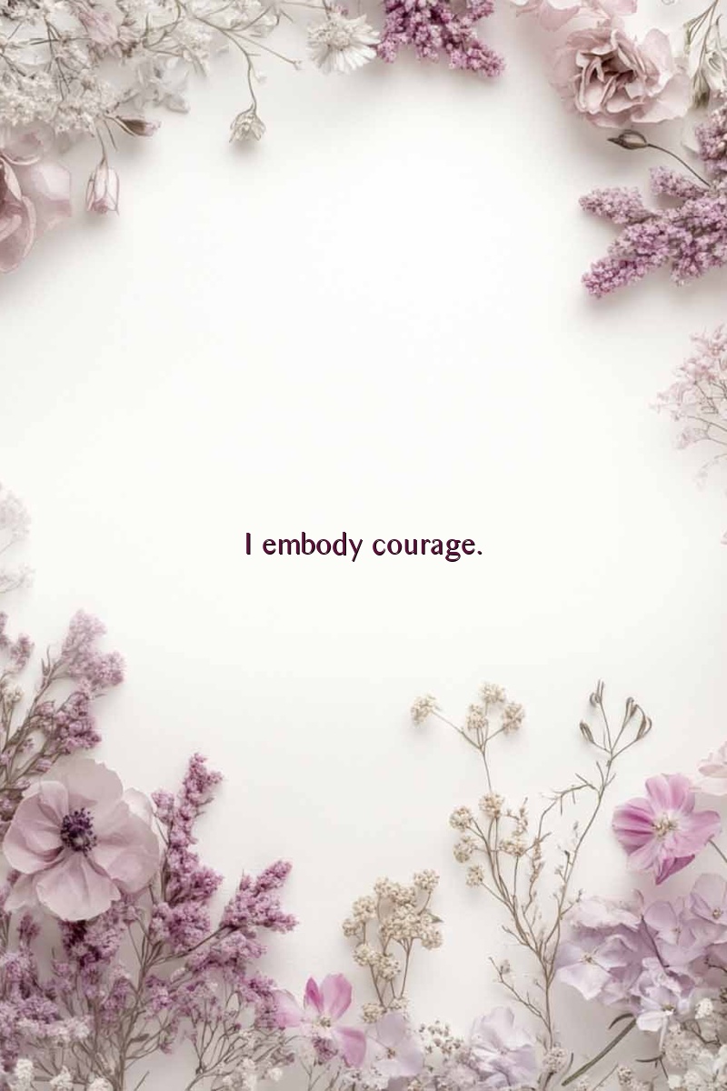 I embody courage.