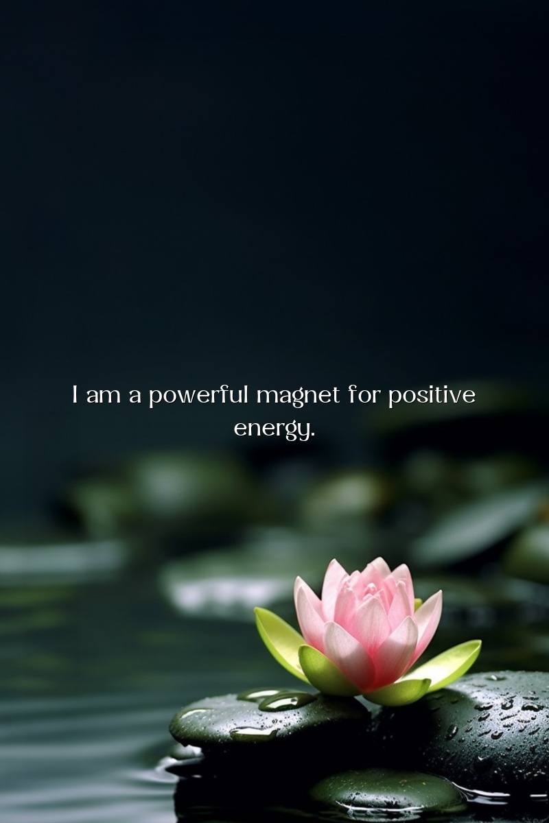 I attract an abundance of love and happiness.