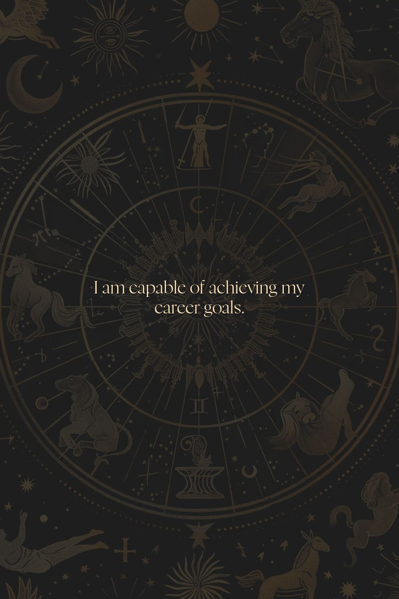 I am capable of achieving my career goals.