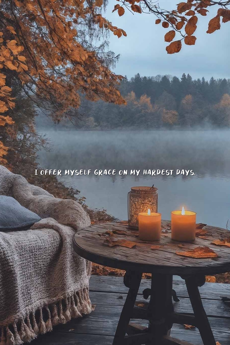 I offer myself grace on my hardest days.