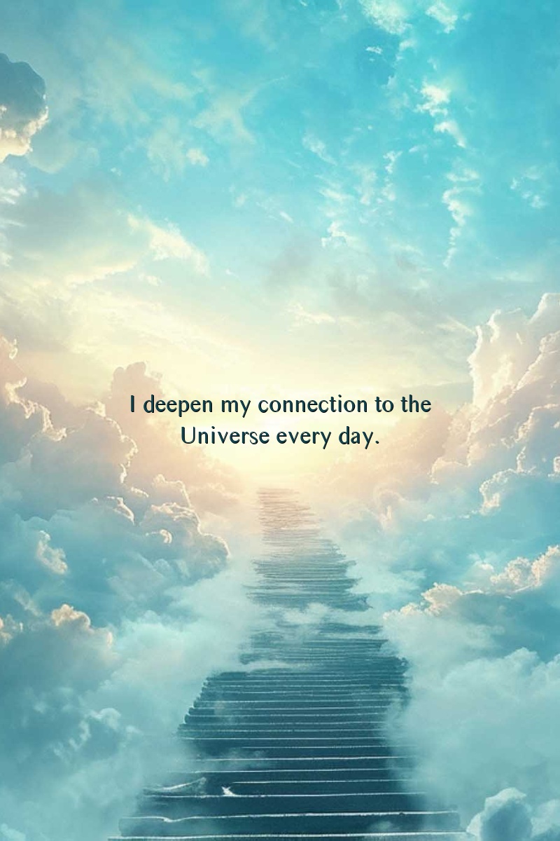 I deepen my connection to the Universe every day.