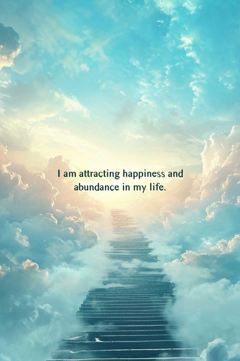 I am attracting happiness and abundance in my life.