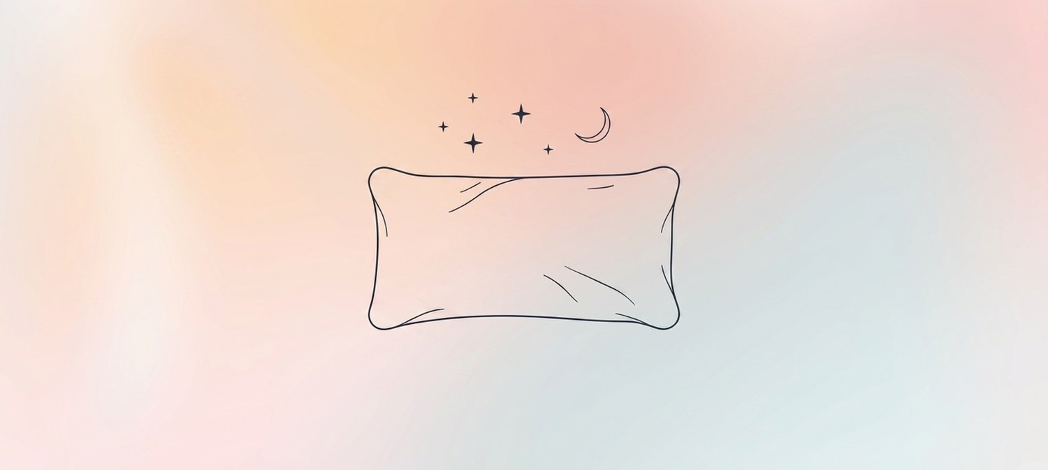 Illustration of eye pillow
