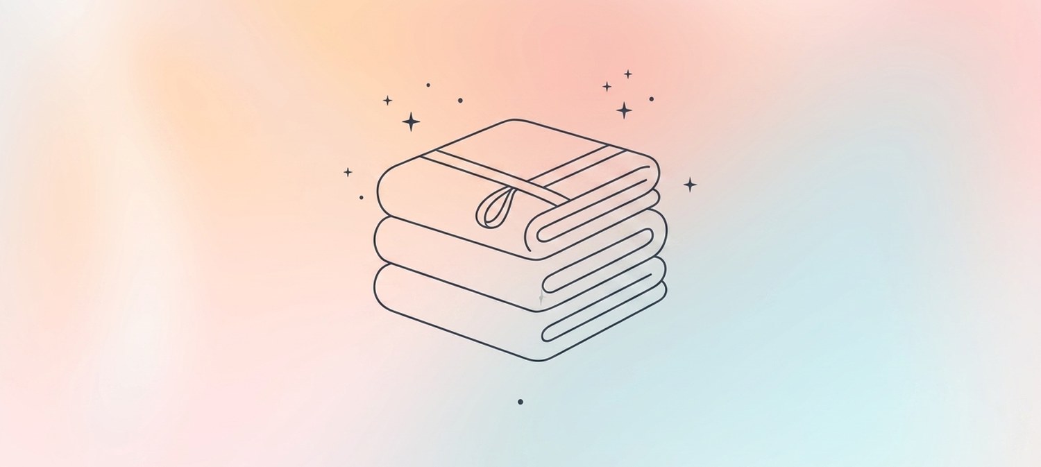 Illustration of towels
