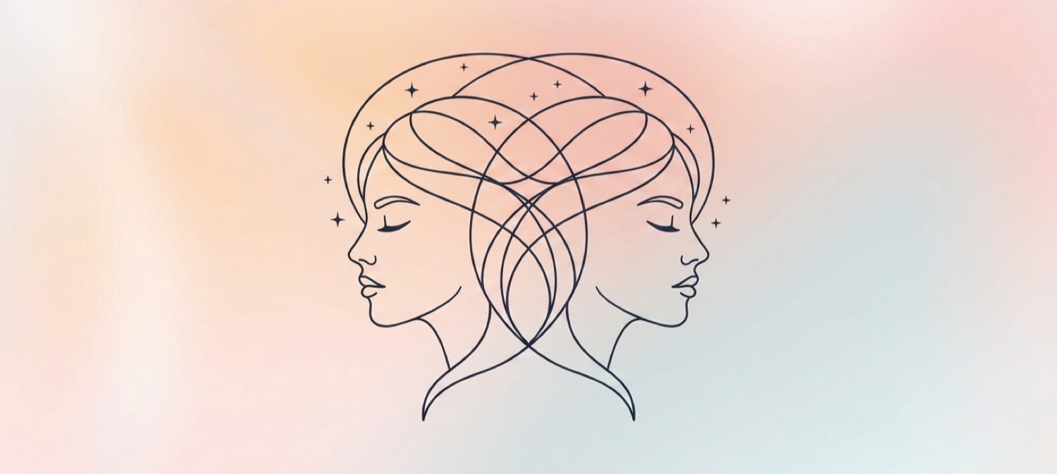 Illustration of twins