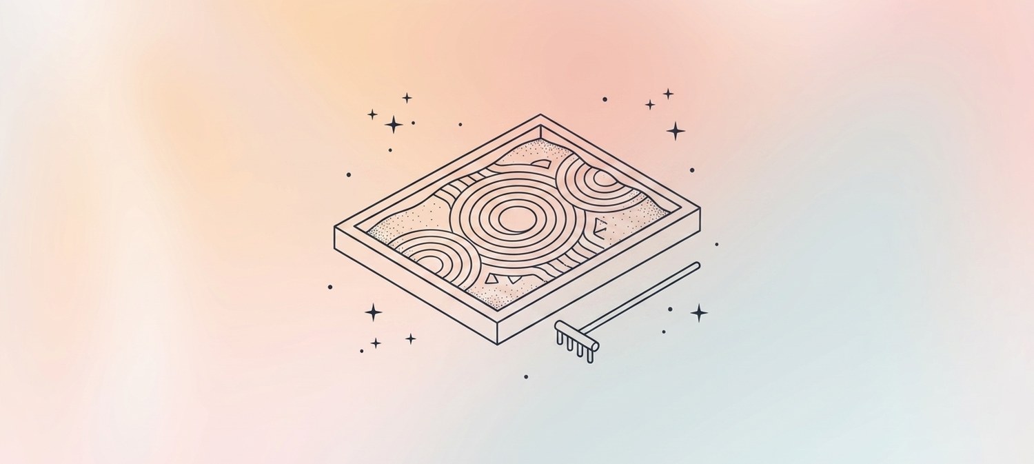 Illustration of sand tray