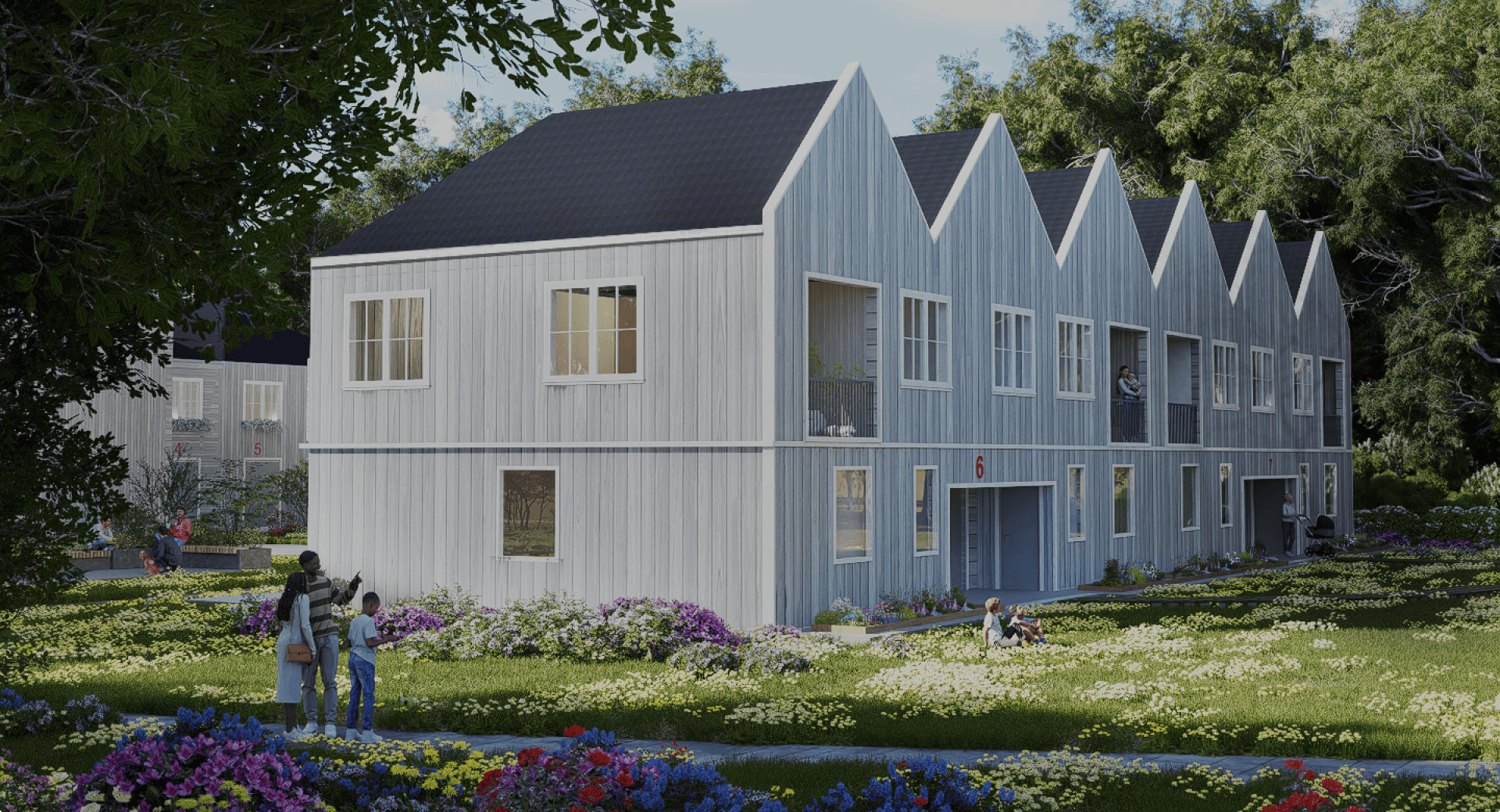 BuildLabs multi-family housing development with modern facades