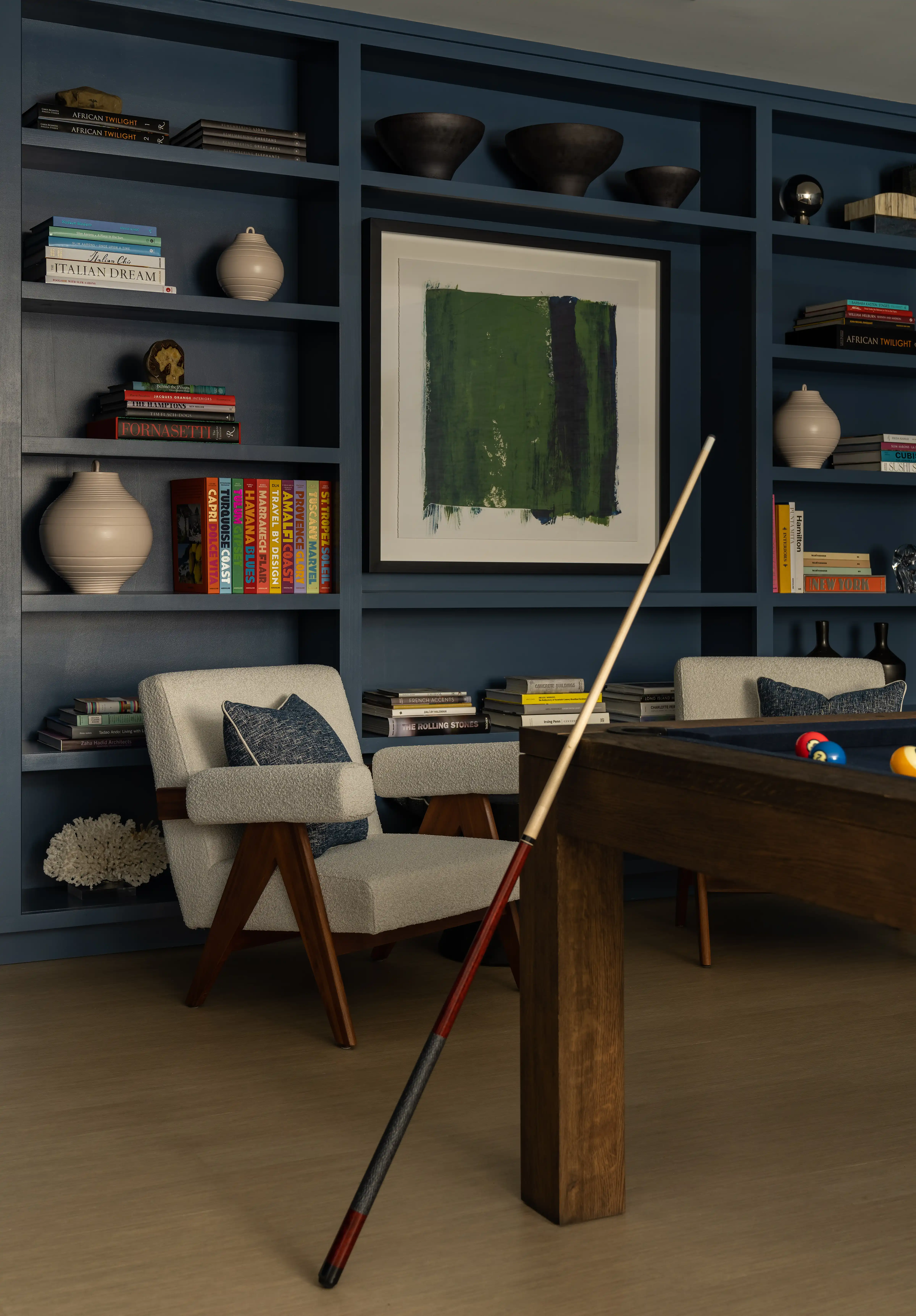 Luxury residential entertainment space