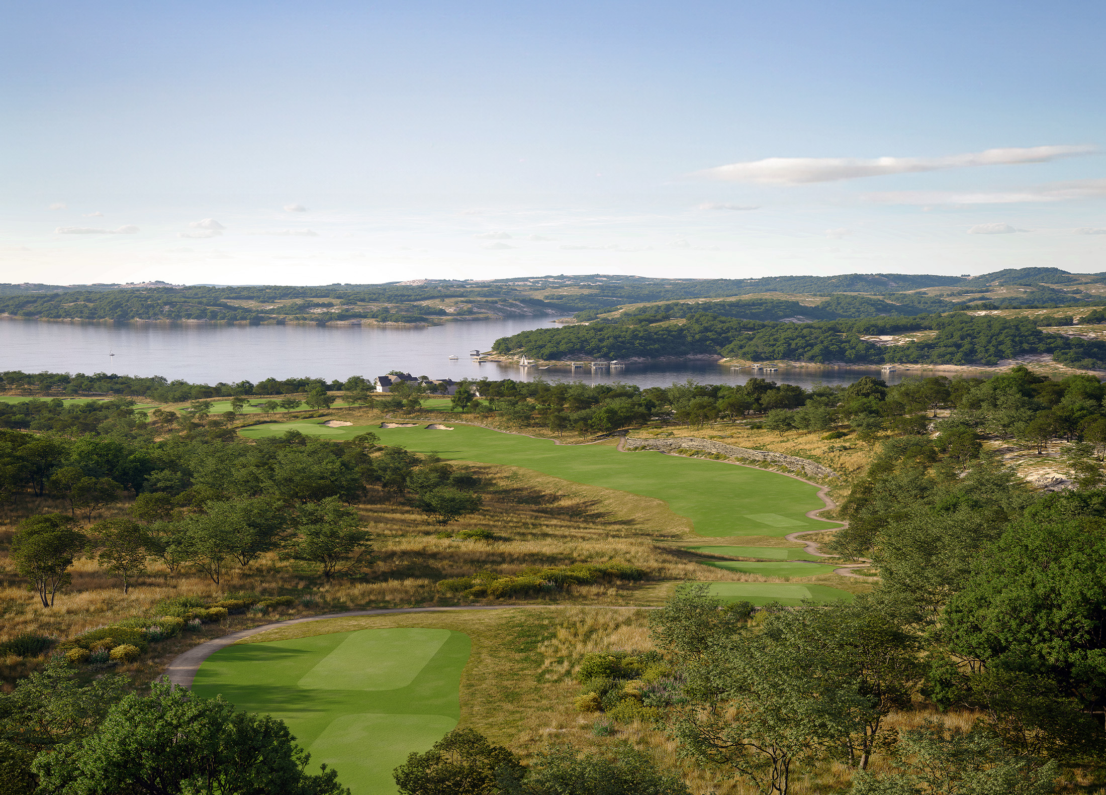 Golf course and Lake views in Austin, Texas