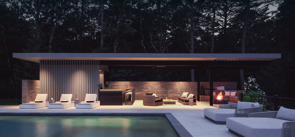 Hamptons Outdoor Living Space Design