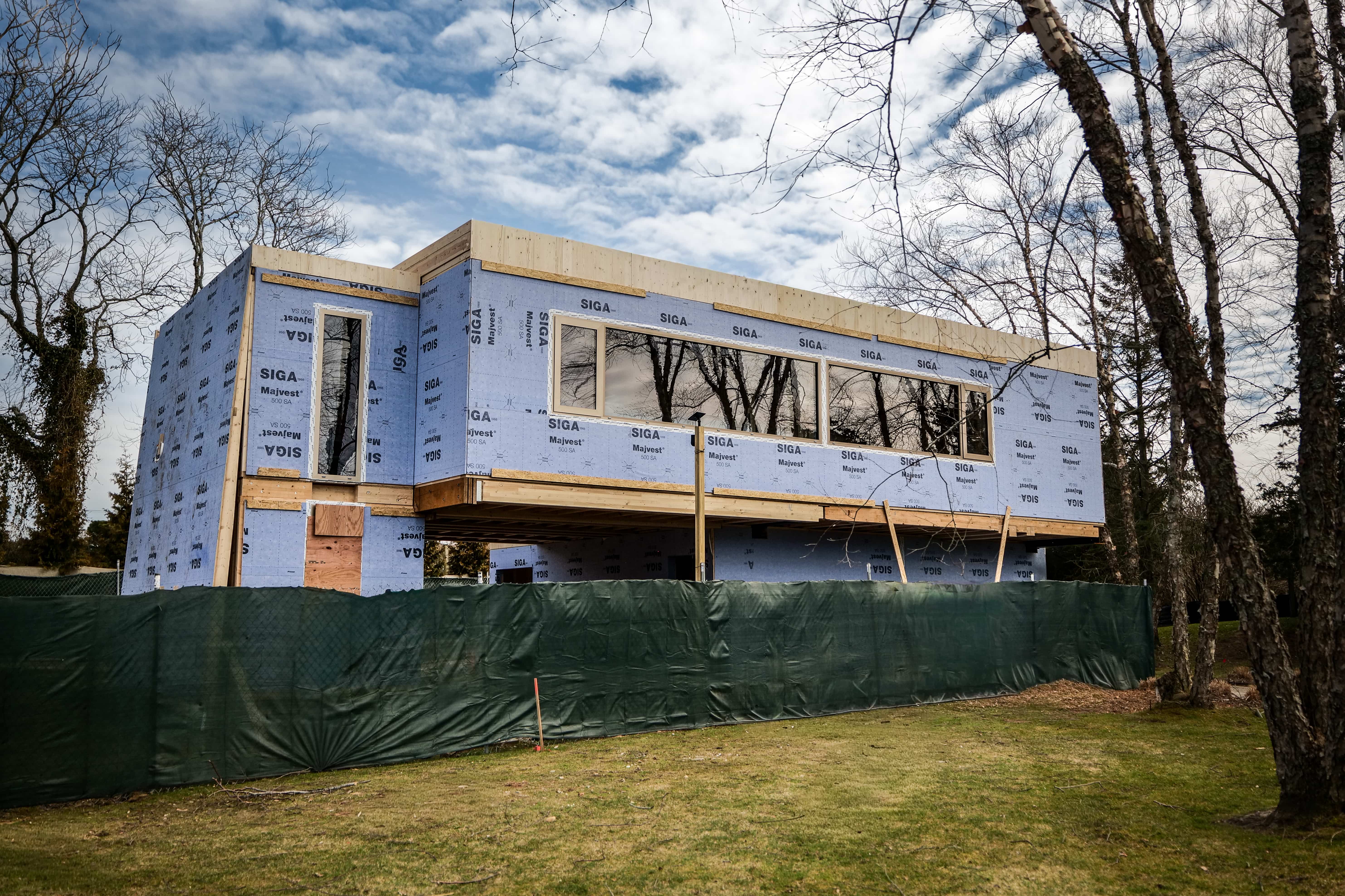 Tiny Home ADU exterior finishes progress