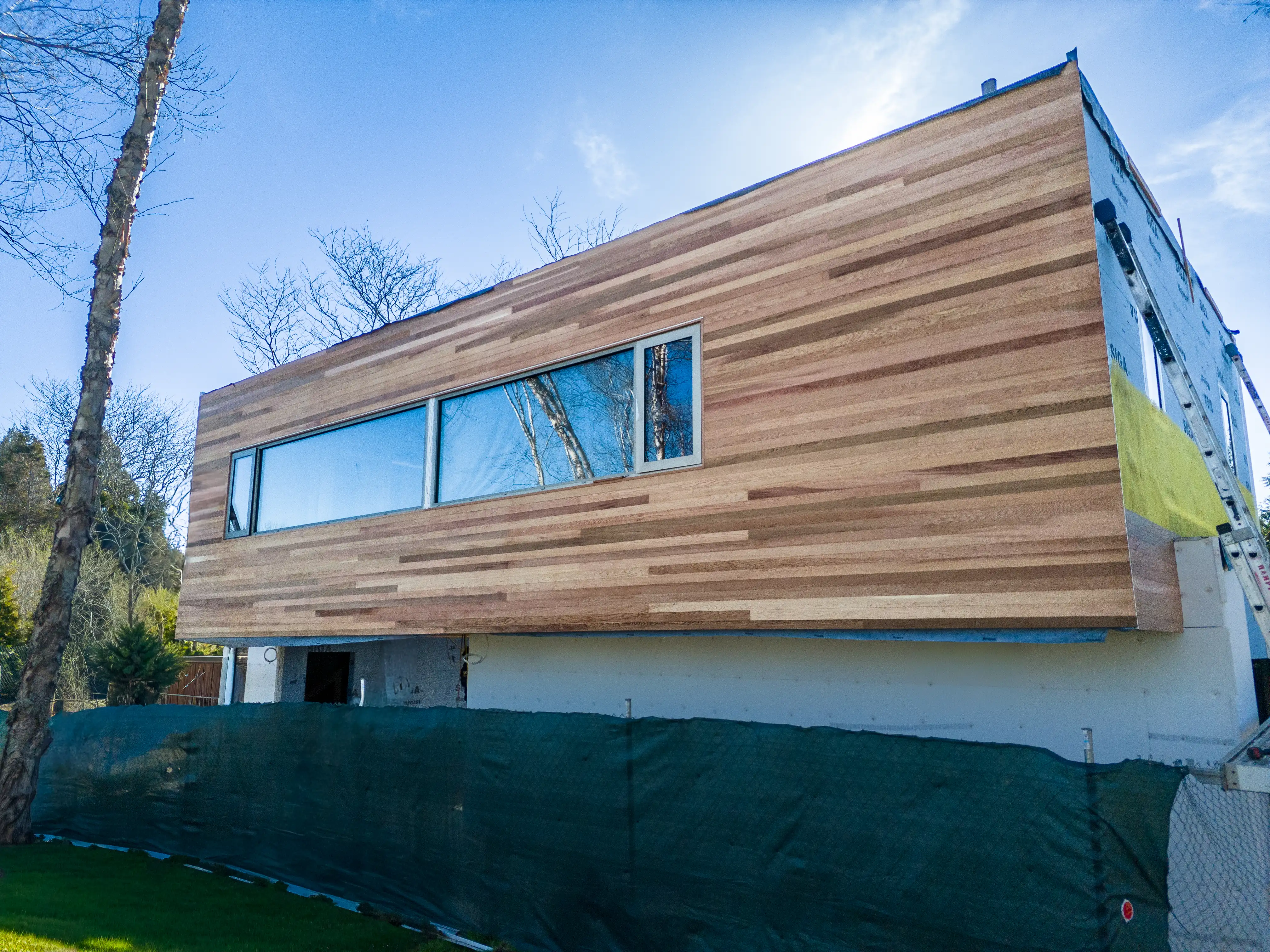 ADU exterior in progress Bridgehampton NY