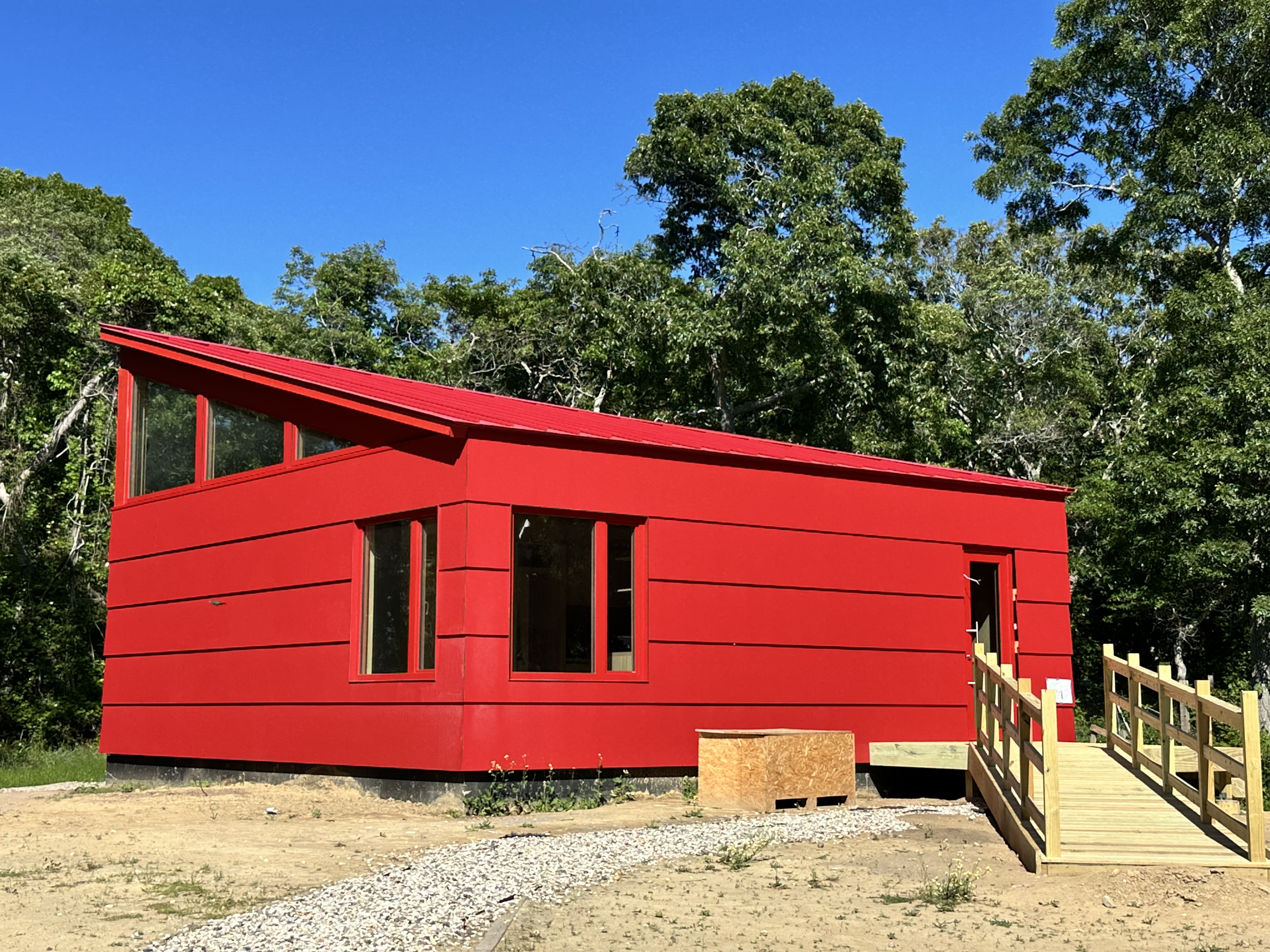 Exterior view of the MH modular house