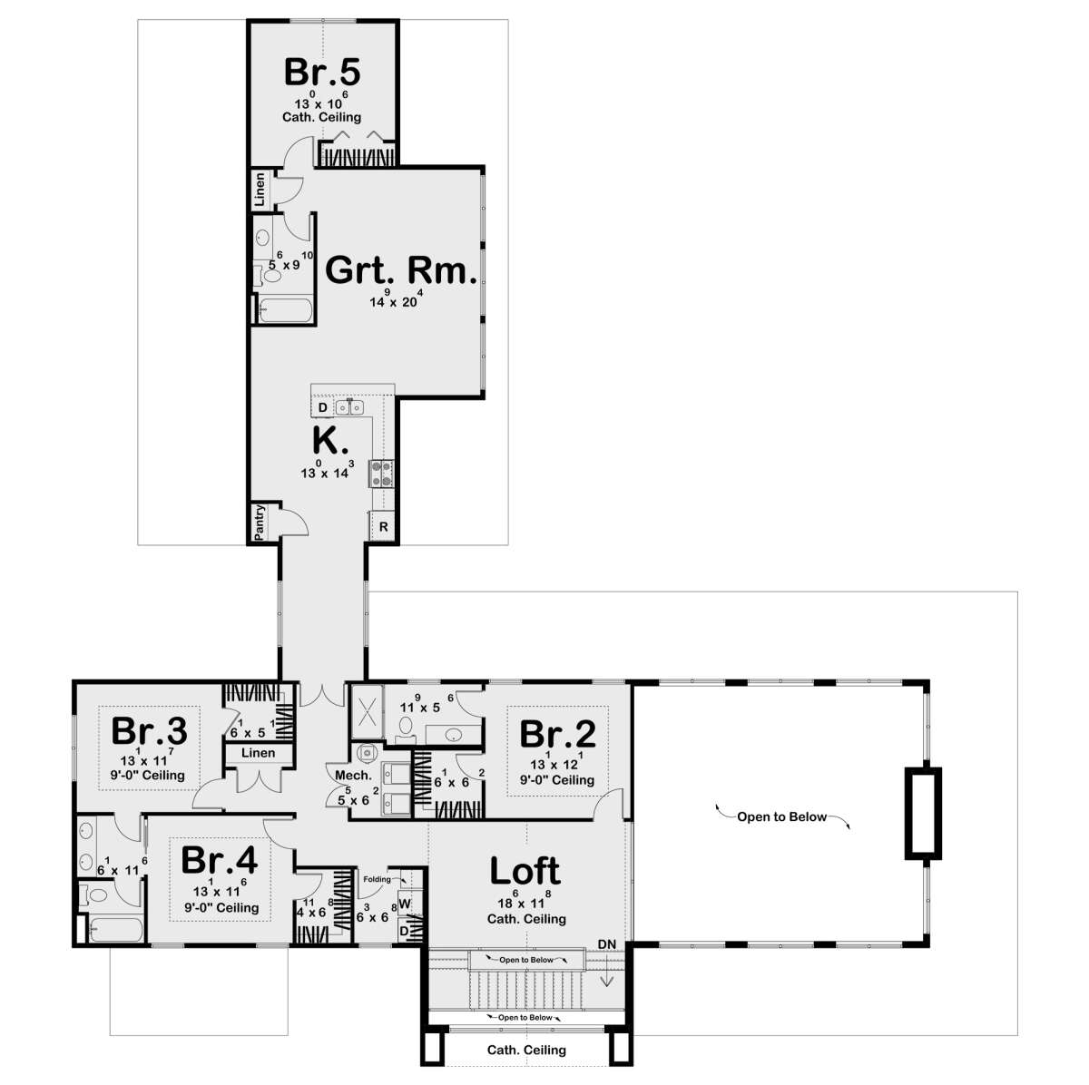 Barndominium second floor