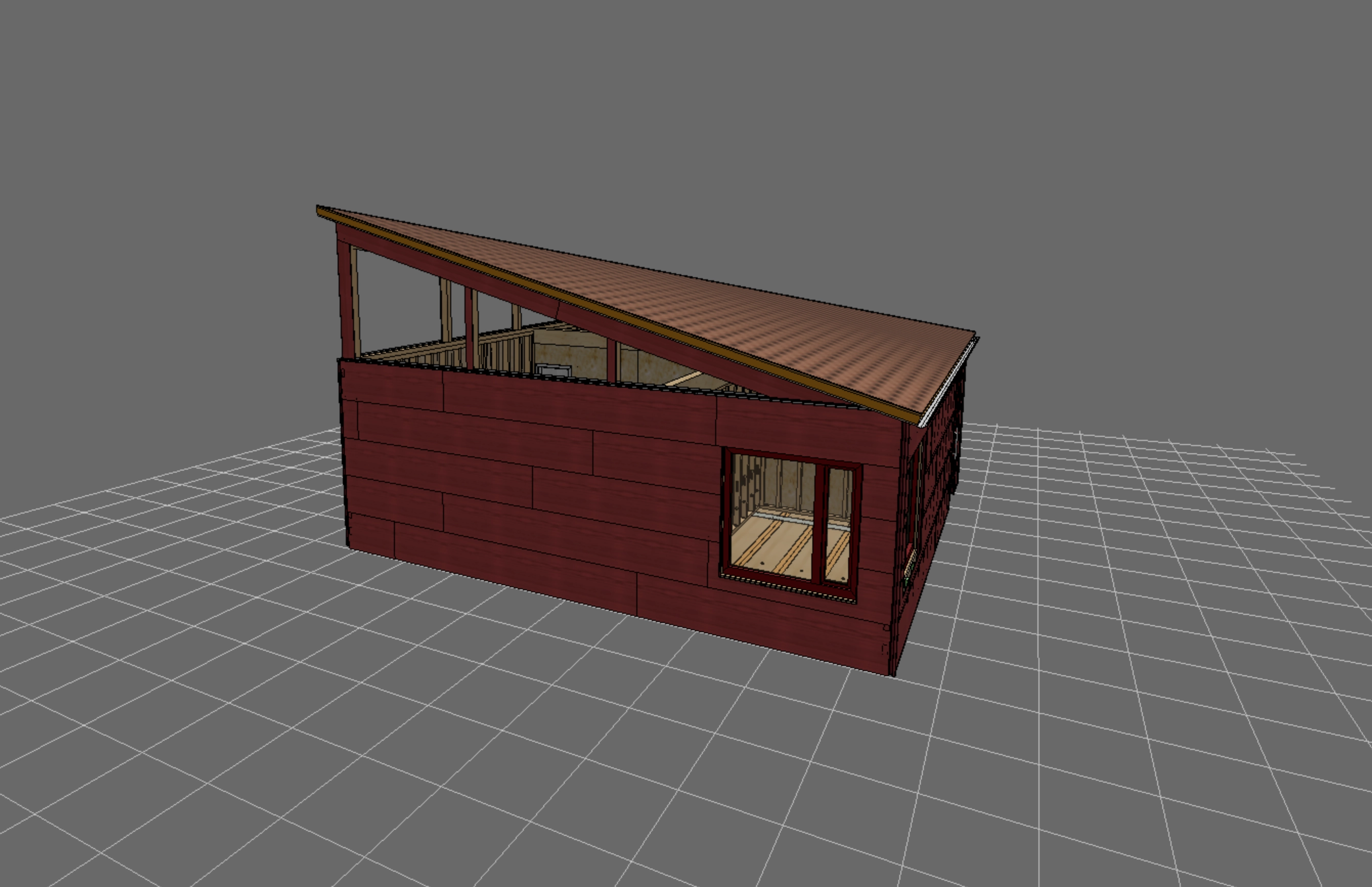 3D architectural model of Ma’s House