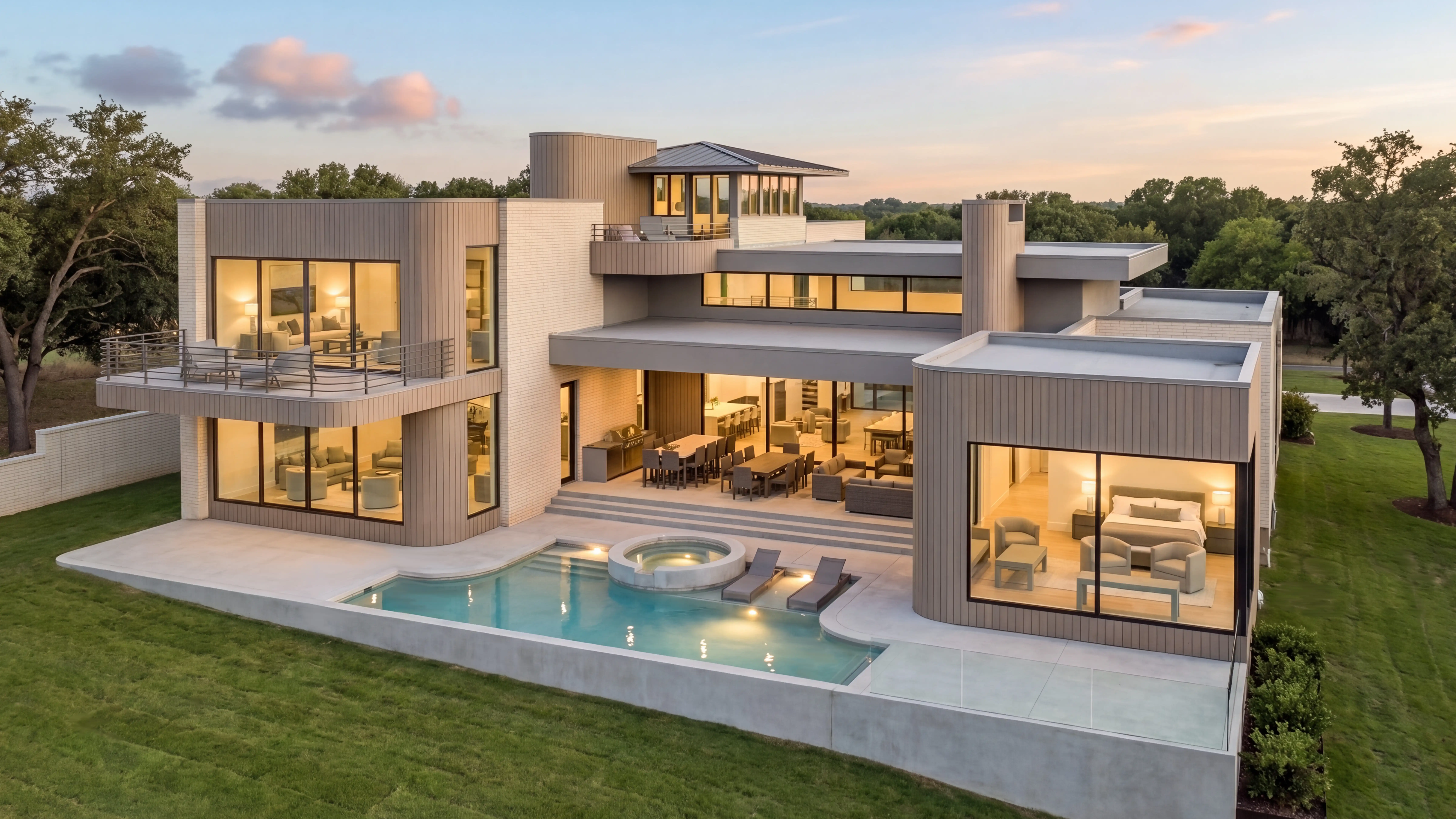Modern luxury home with pool in Austin, Texas