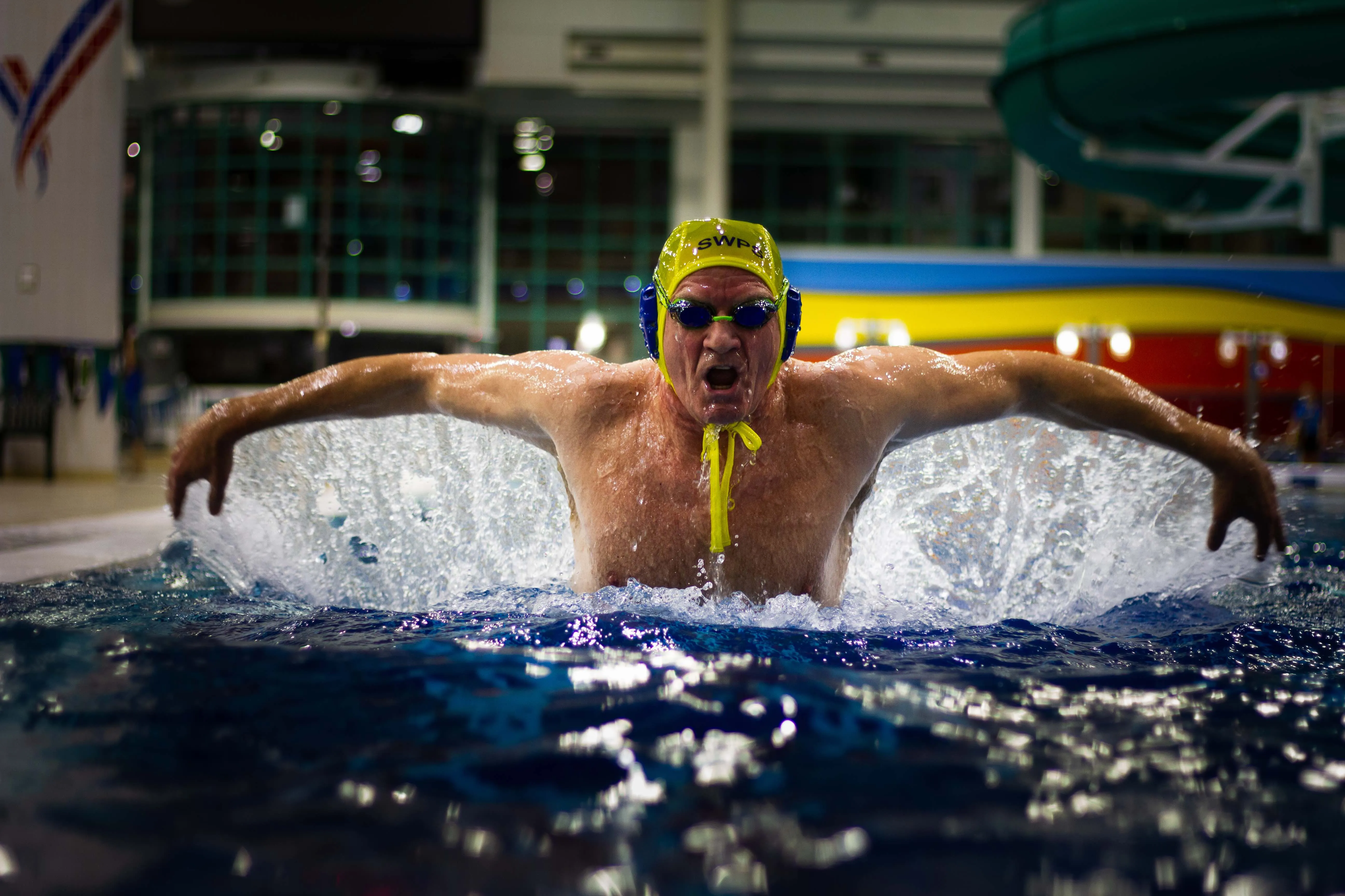 Ferenc Vindisch swimming butterfly