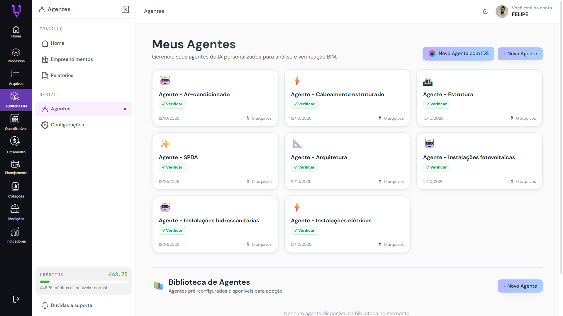 Auditoria da informação dos modelos com agentes de IA