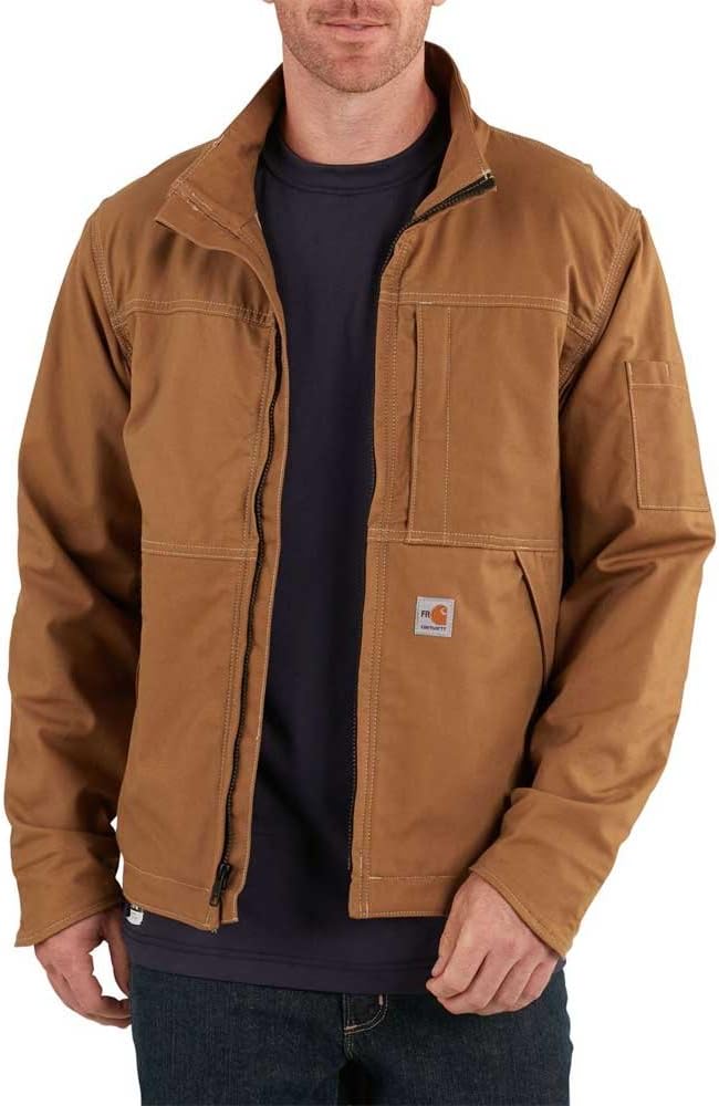 Carhartt Men's Flame Resistant Full Swing® Relaxed Fit Quick Duck Lined Jacket