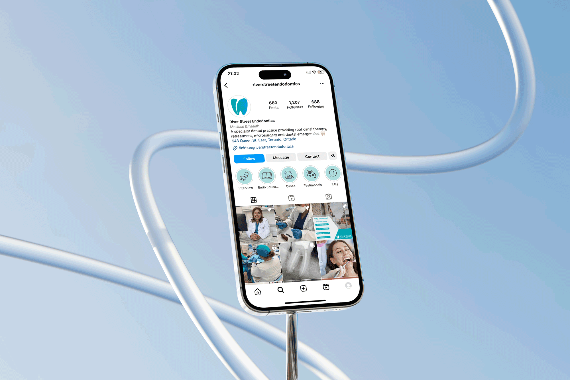 River Street Endodontics Social Media Management Main Visual