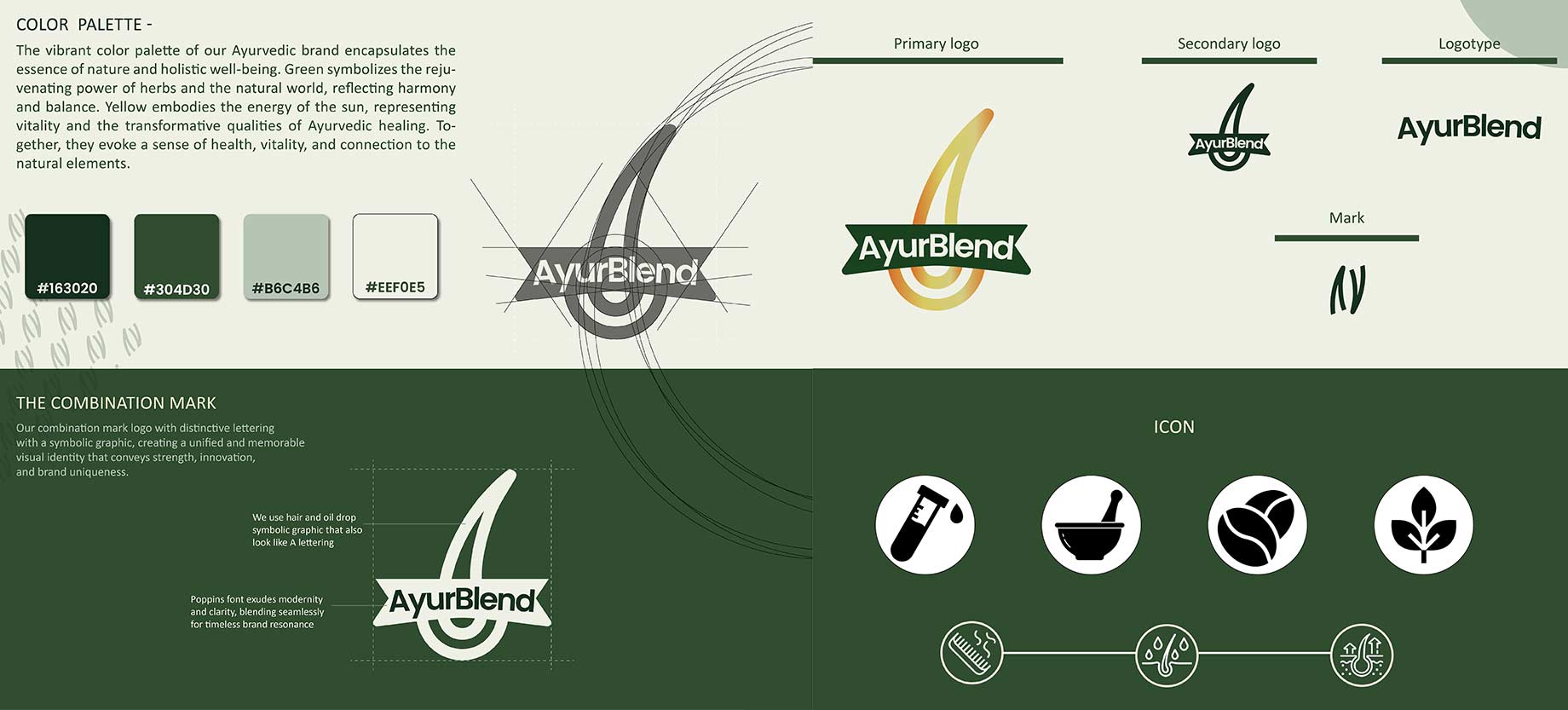 Color Palette and different logo style 