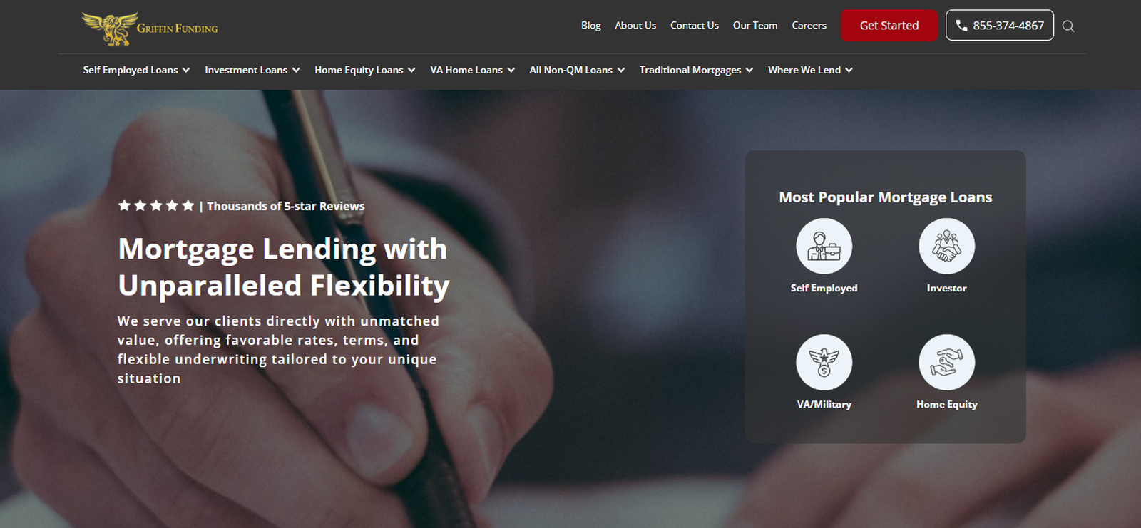 Griffin Funding Homepage