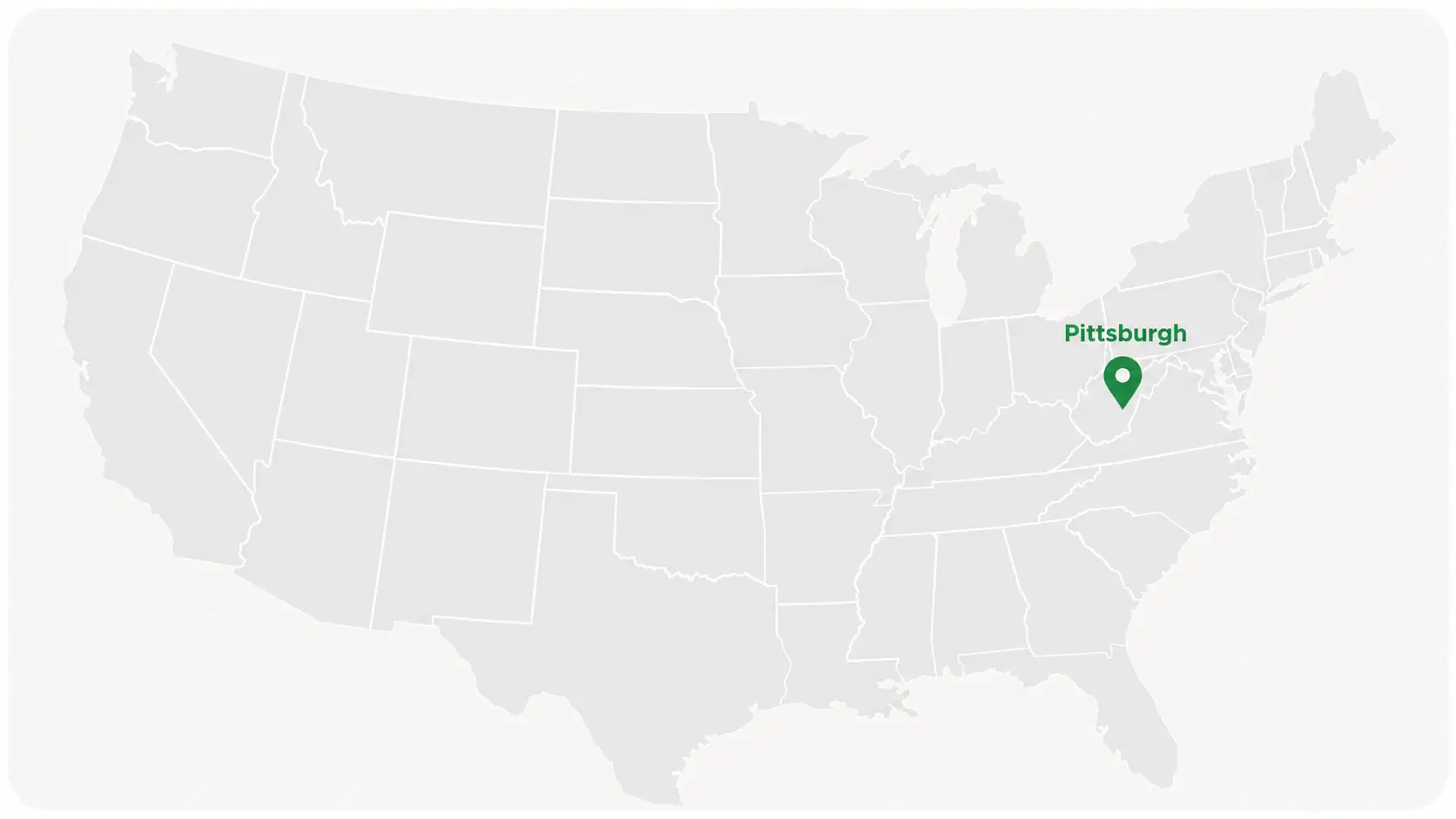 Best Real Estate Markets for Flipping Houses Map - Pittsburgh
