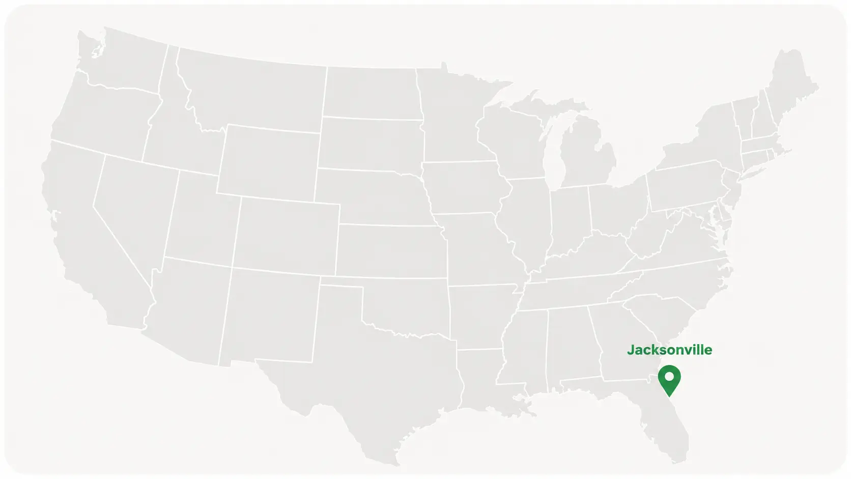 Best Real Estate Markets for Flipping Houses Map - Jacksonville