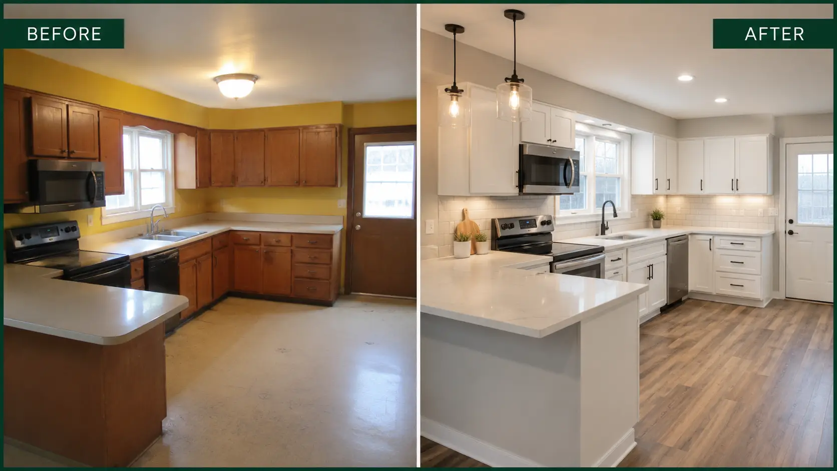 is flipping houses worth it - before and after example 2
