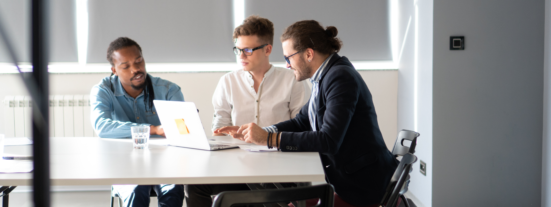 Business meeting of a company management