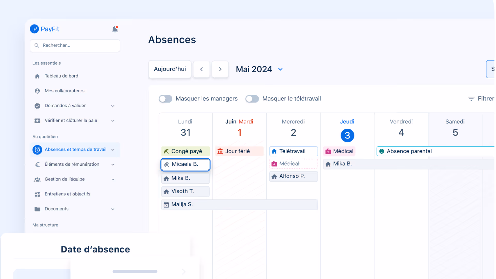 Cas Client Payfit