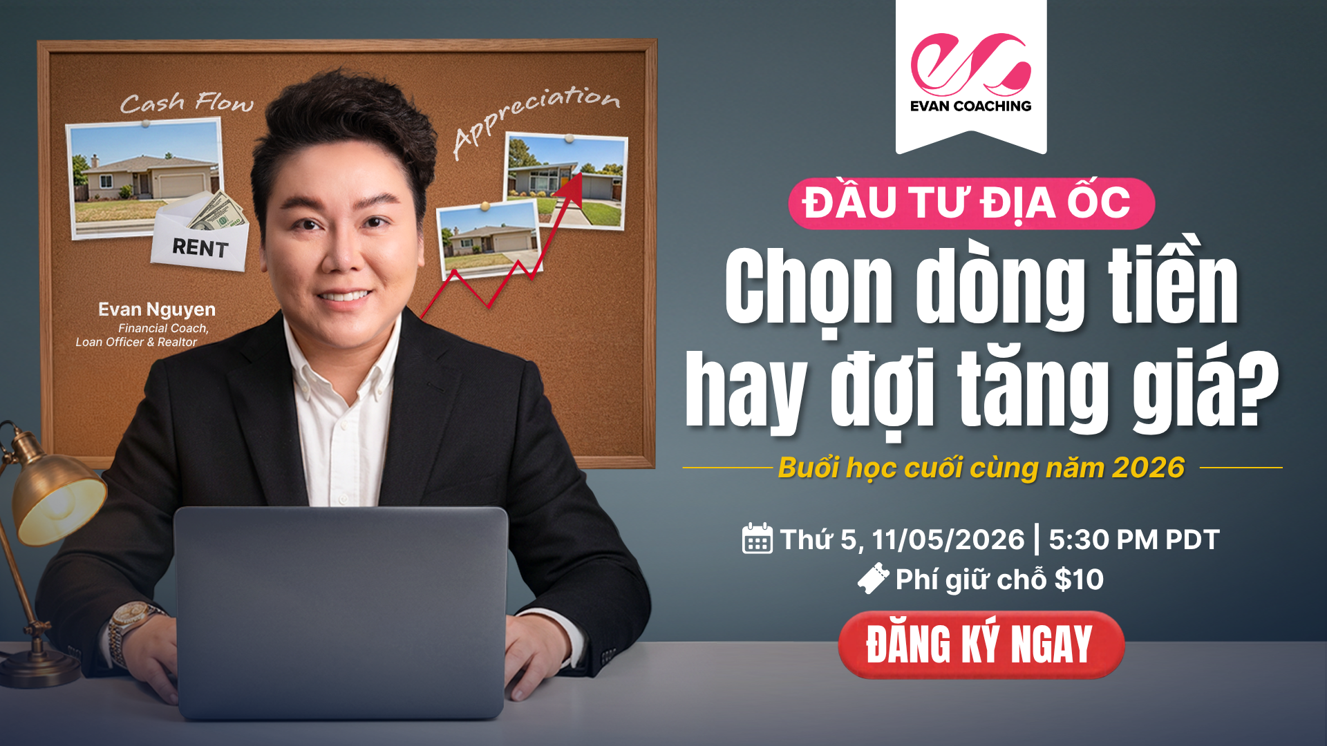Evan Coaching — Webinar Real Estate Tháng 11/2026