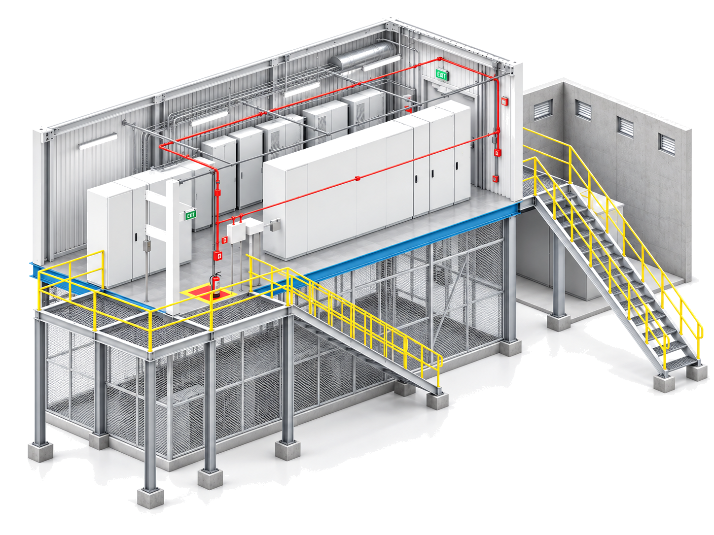 Eletrocentro STI Electric – estrutura interna