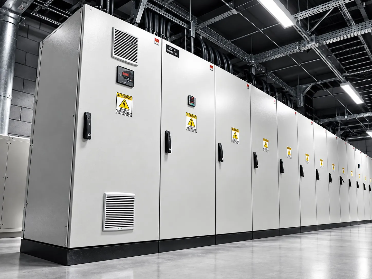 QGBT em sala elétrica - STI Electric