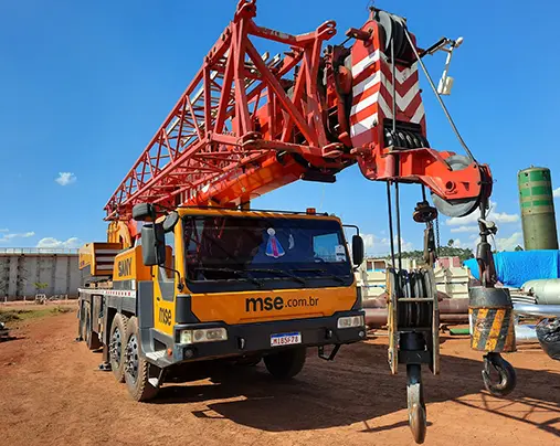 Equipamentos e frota MSE Engenharia